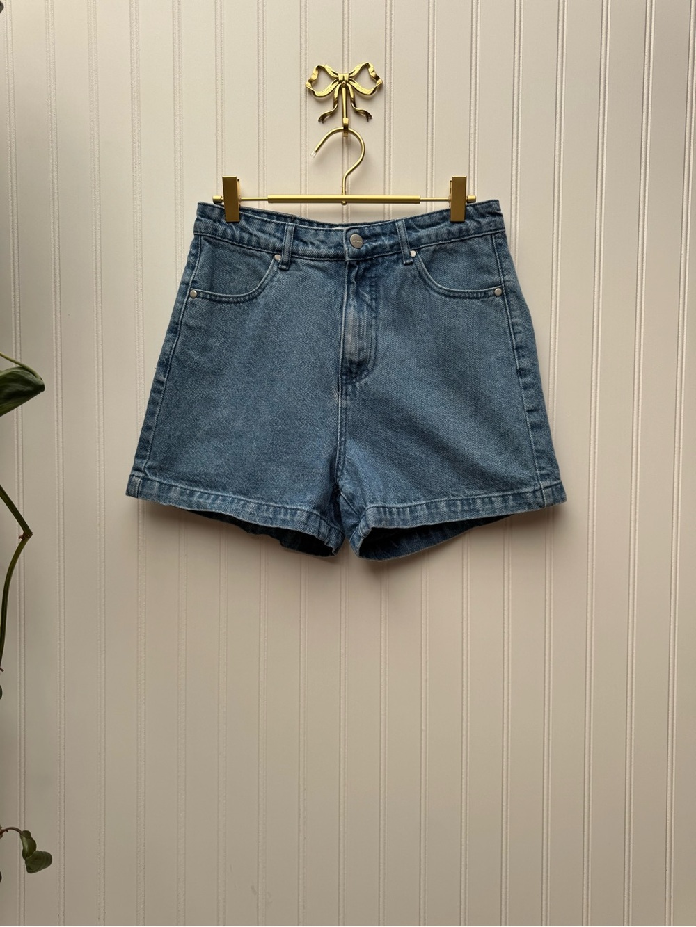 AFENDS Seventy-Threes Denim Short Worn Blue 26 - Picture 4 of 11